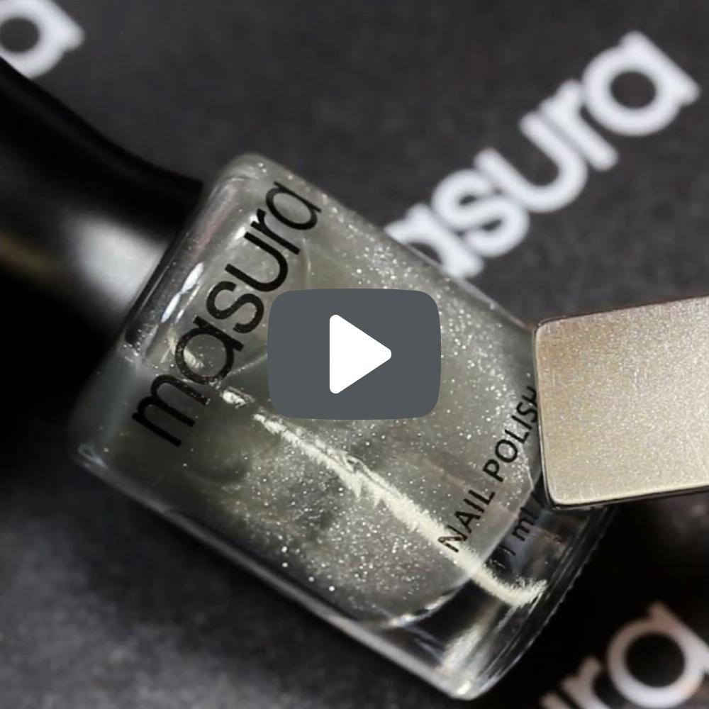 Магнитный лак для ногтей MASURA Белая Кошка, 11 мл - превью