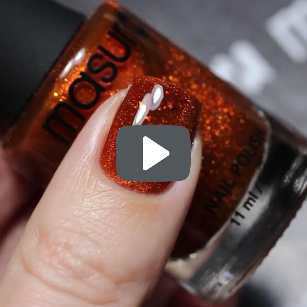 Магнитный лак для ногтей MASURA Янтарная Комната, 11 мл - превью