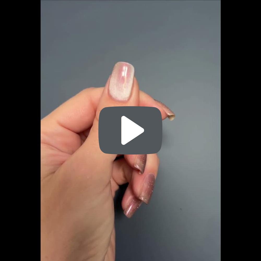 Гель-лак MASU MASU T002 Корейская шелковая кошка с эффектом аврора, 8 мл - превью