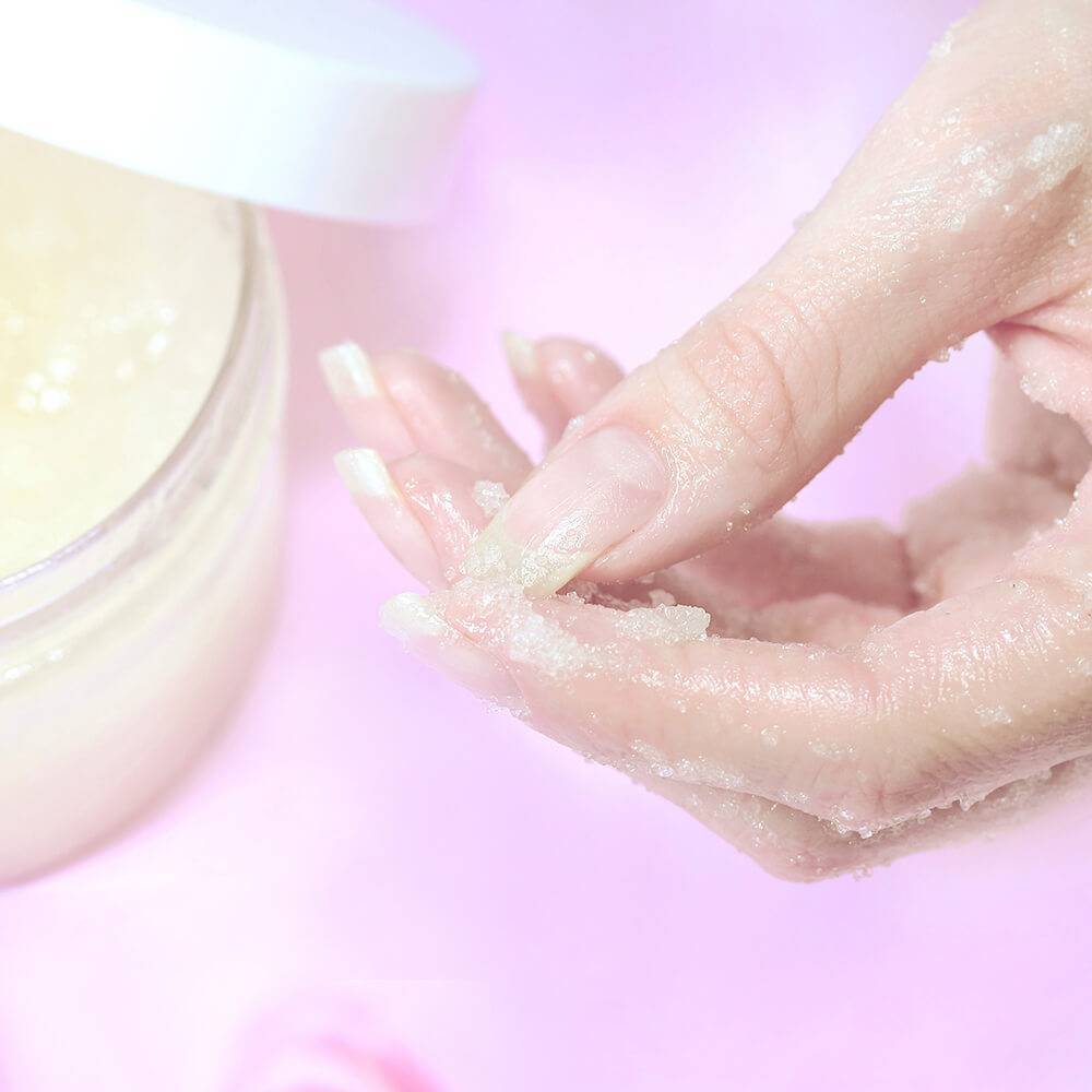 сахарный скраб для рук и тела «CITRUS FRUIT» 8023 с маслами кокоса и лемонграсса