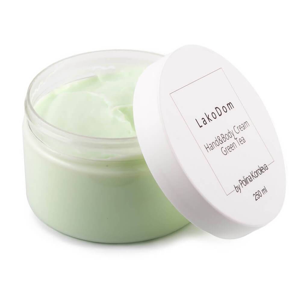 крем для рук и тела «GREEN TEA» 8016 с органическим экстрактом листьев зеленого чая